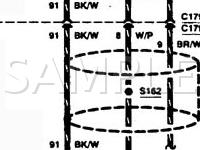 1997 Ford Contour Sport 2.5 V6 GAS Wiring Diagram