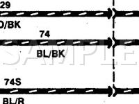 1997 Ford Contour  2.0 L4 GAS Wiring Diagram