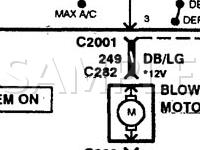 1997 Mercury Cougar XR-7 4.6 V8 GAS Wiring Diagram