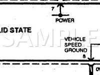 1997 Mercury Cougar XR-7 4.6 V8 GAS Wiring Diagram
