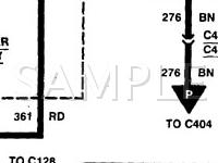 1999 Lincoln Continental  4.6 V8 GAS Wiring Diagram