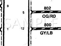 1999 Mercury Grand Marquis  4.6 V8 GAS Wiring Diagram