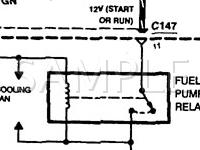 1999 Mercury Tracer  2.0 L4 GAS Wiring Diagram
