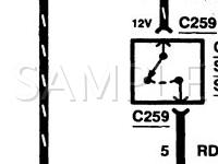 1999 Ford ZX2  2.0 L4 GAS Wiring Diagram