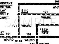 1999 Ford Escort  2.0 L4 GAS Wiring Diagram