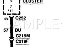 1999 Mercury Tracer  2.0 L4 GAS Wiring Diagram