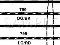 1999 Ford Mustang  3.8 V6 GAS Wiring Diagram