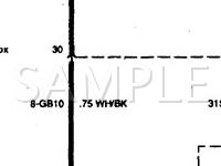 1999 Ford Contour  2.0 L4 BI-FUEL Wiring Diagram
