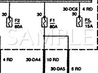 1999 Ford Contour  2.0 L4 BI-FUEL Wiring Diagram