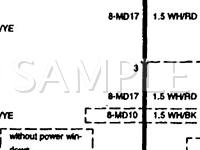 1999 Ford Contour  2.0 L4 BI-FUEL Wiring Diagram