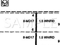 1999 Ford Contour SVT 2.5 V6 GAS Wiring Diagram
