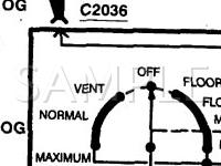 1999 Mercury Sable  3.0 V6 GAS Wiring Diagram