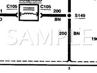 1999 Mercury Sable  3.0 V6 GAS Wiring Diagram