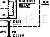 1999 Ford Taurus  3.0 V6 GAS Wiring Diagram