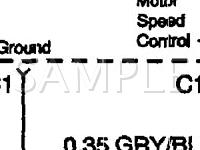 2001 Chevrolet Lumina  3.1 V6 GAS Wiring Diagram