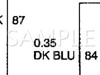 2001 Cadillac Deville  4.6 V8 GAS Wiring Diagram
