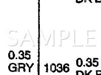 2001 Oldsmobile Silhouette  3.4 V6 GAS Wiring Diagram