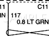 2003 Chevrolet Impala  3.4 V6 GAS Wiring Diagram