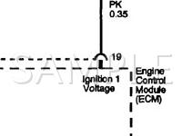 2003 Saturn VUE  2.2 L4 GAS Wiring Diagram