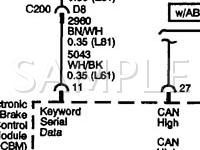 2003 Saturn VUE  2.2 L4 GAS Wiring Diagram