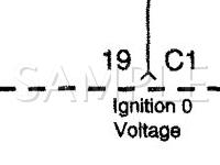 2004 Oldsmobile Alero  3.4 V6 GAS Wiring Diagram