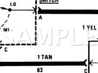 1986 Chevrolet Camaro  2.8 V6 GAS Wiring Diagram