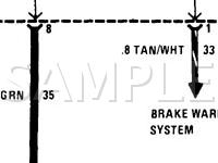 1986 Chevrolet Chevette CS 1.8 L4 DIESEL Wiring Diagram