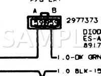 1986 Chevrolet K10 Pickup  4.3 V6 GAS Wiring Diagram