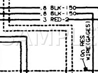 1986 GMC C15/C1500 Suburban  5.7 V8 GAS Wiring Diagram