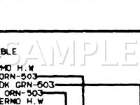 1986 GMC C15/C1500 Suburban  6.2 V8 DIESEL Wiring Diagram