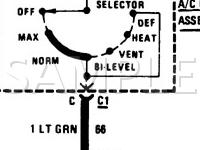 1986 Oldsmobile 98 Regency 3.8 V6 GAS Wiring Diagram