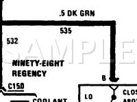 1986 Oldsmobile 98 Regency Brougham 3.8 V6 GAS Wiring Diagram