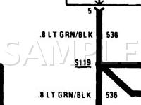 1986 Oldsmobile 98 Regency Brougham 3.8 V6 GAS Wiring Diagram