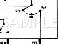 1986 Oldsmobile Delta 88 Royale 3.8 V6 GAS Wiring Diagram