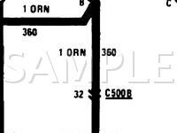 1986 Oldsmobile Delta 88 Royale 3.8 V6 GAS Wiring Diagram