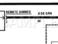 1986 Pontiac Fiero  2.5 L4 GAS Wiring Diagram