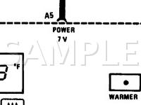 1986 Cadillac Seville  4.1 V8 GAS Wiring Diagram