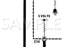 1986 Cadillac Seville  4.1 V8 GAS Wiring Diagram