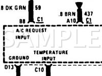 1986 Cadillac Cimarron  2.8 V6 GAS Wiring Diagram