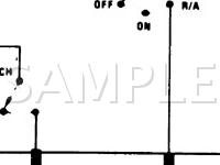 1986 Oldsmobile Firenza LC 1.8 L4 GAS Wiring Diagram