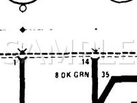 1986 Cadillac Cimarron  2.8 V6 GAS Wiring Diagram