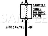 1986 Cadillac Cimarron  2.8 V6 GAS Wiring Diagram