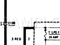 1986 Cadillac Cimarron  2.8 V6 GAS Wiring Diagram