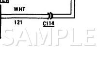 1986 Chevrolet Cavalier  2.0 L4 GAS Wiring Diagram