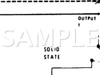 1986 Cadillac Cimarron  2.8 V6 GAS Wiring Diagram