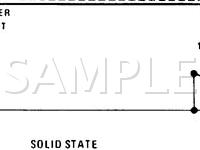 1986 Oldsmobile Calais  2.5 L4 GAS Wiring Diagram