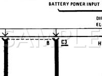 1986 Oldsmobile Calais  2.5 L4 GAS Wiring Diagram