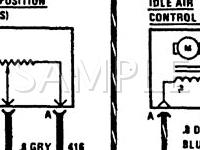 1987 Chevrolet Corsica  2.8 V6 GAS Wiring Diagram
