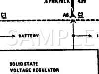 1987 Chevrolet Beretta  2.8 V6 GAS Wiring Diagram