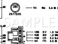 1987 GMC S15 Pickup  2.5 L4 GAS Wiring Diagram
